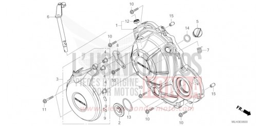 PANNEAU CARTER-MOTEUR D. CMX500AR de 2024
